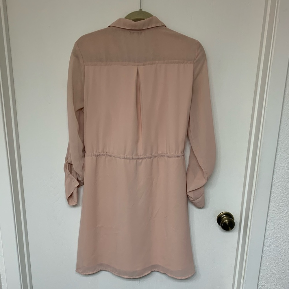 Pink button down dress - Picture 3 of 4